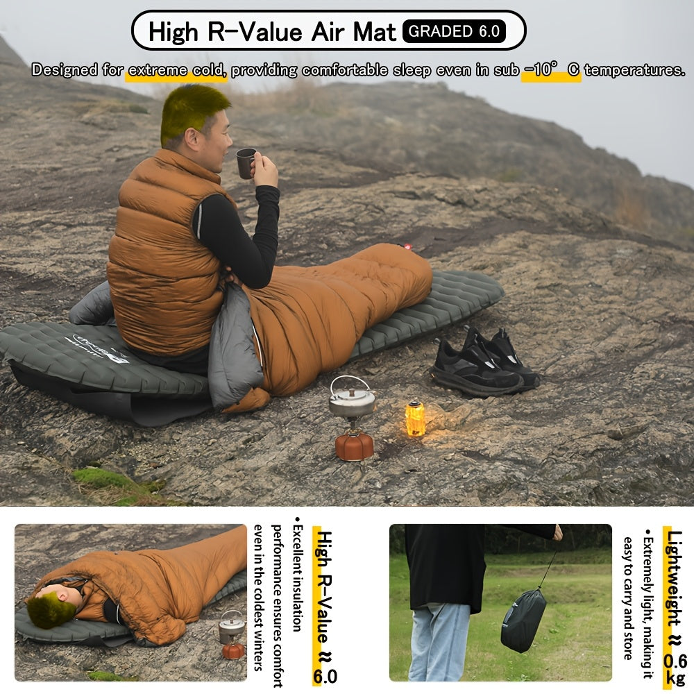 High R-Value Camping Air Mat R 6.0 Soomloom High R-Value Camping Air Mat
