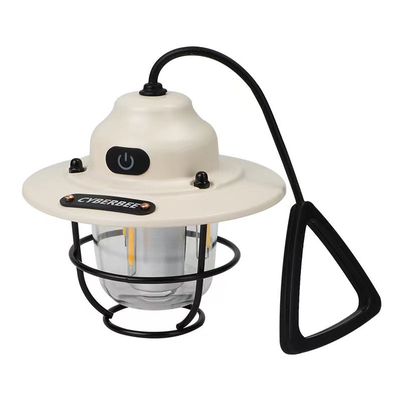BaiHuiBri Vintage LED\u002FRechargeable Portable Outdoor Lantern\u002FRetro Metal