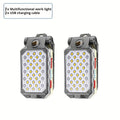 Portable Flashlight 2pcs Portable Handheld Flashlight | LED Work Light with Magnet Hook