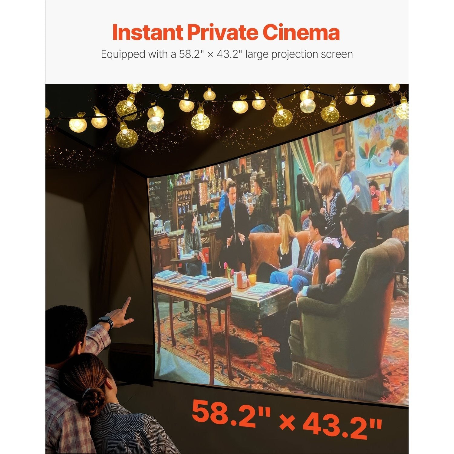 VEVOR SUV Camping Tent Outdoor SUV Tent with 2 Doors Waterproof for 5-8 Person 8\u002F10*8ft