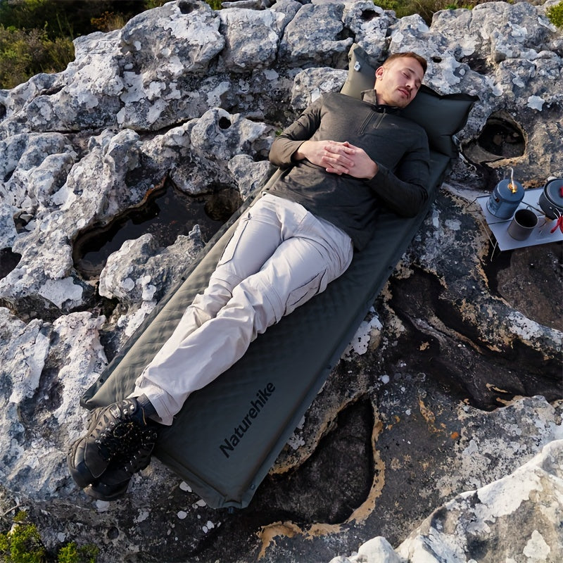 Naturehike Split-Free Inflatable Sleeping Pad - Ultra-Lightweight, Portable
