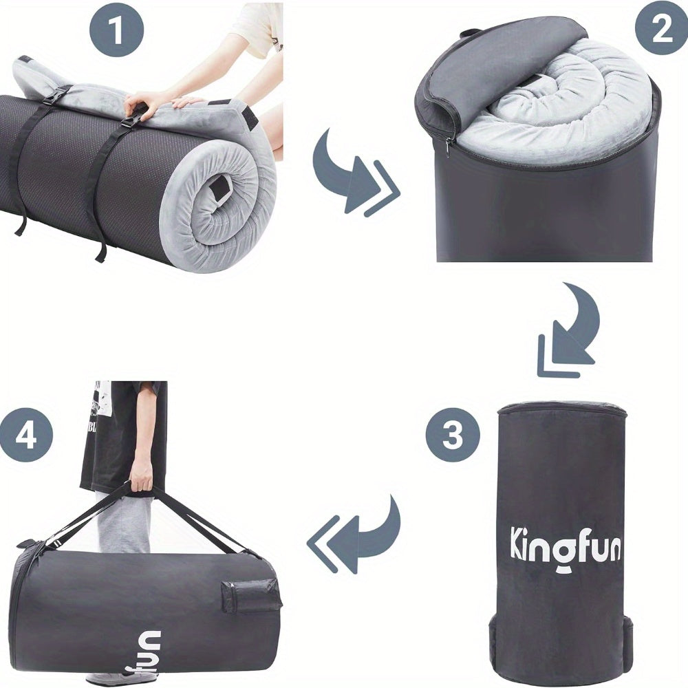 Portable Rollaway Mattress, High Quality with Memory Foam-like Support