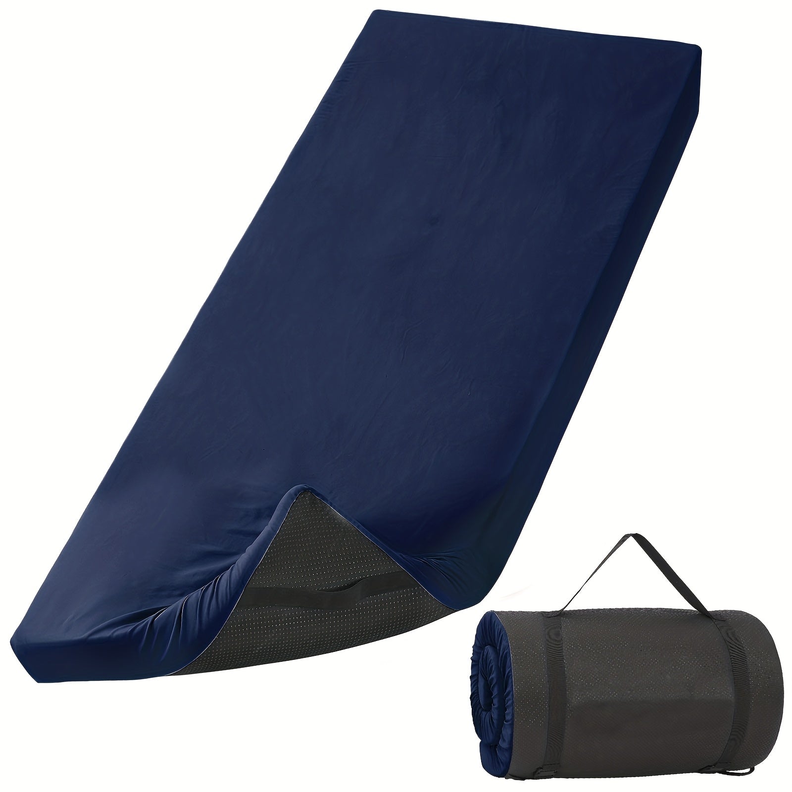 Memory Foam Camping Mattress Sleeping Pad Glamping Portable Floor Mat Roll Up Futon Mattress
