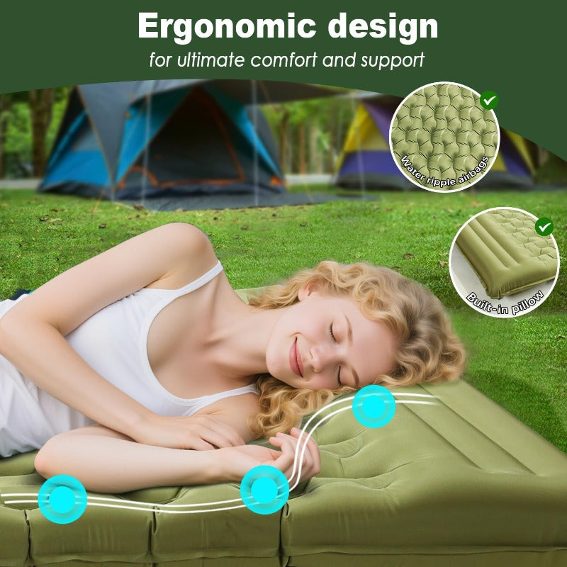 Double Sleeping Pad for Camping 6 UltraThick Camping Mattr