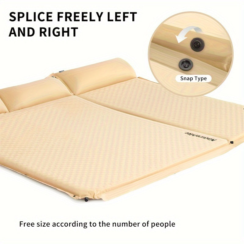 Naturehike Split-Free Inflatable Sleeping Pad - Ultra-Lightweight, Portable
