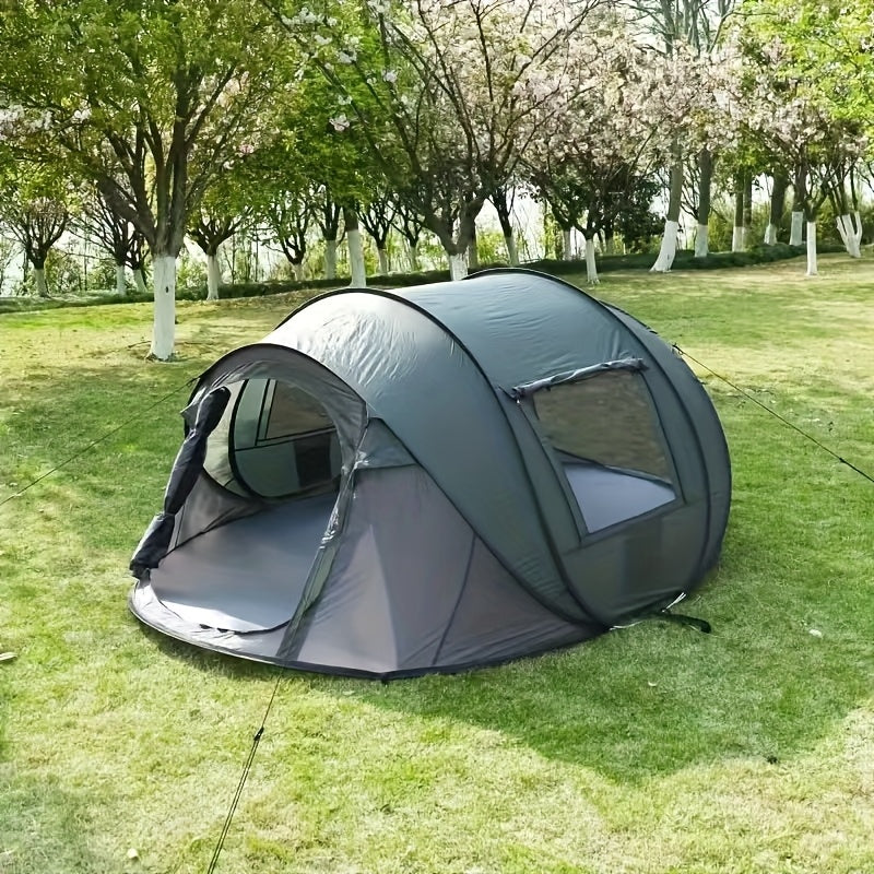 Quick-Open No-Assembly Automatic Tent, Portable Foldable Camping Tent for All Seasons