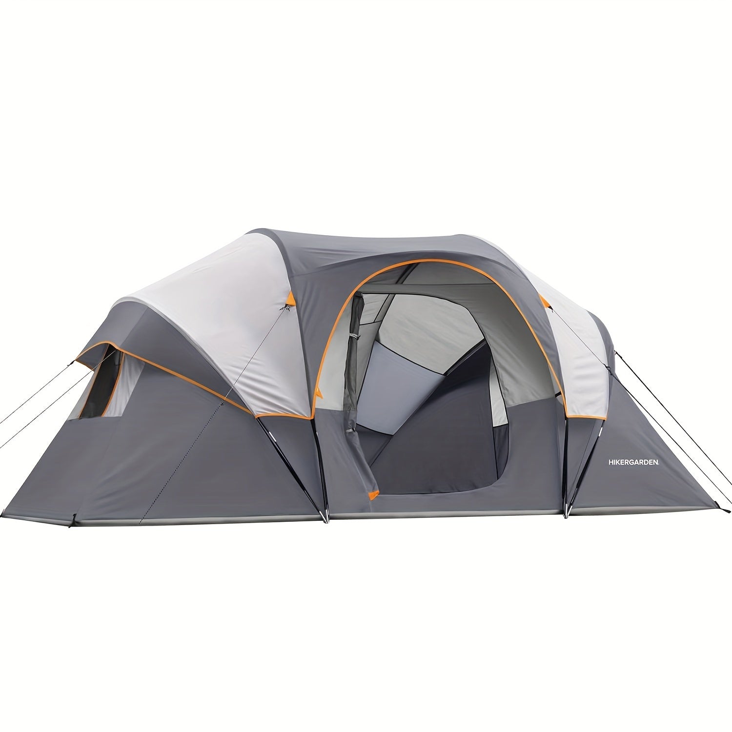 HIKERGARDEN 10 Person Camping Tent - Portable Easy Set Up Family Tent for Camp