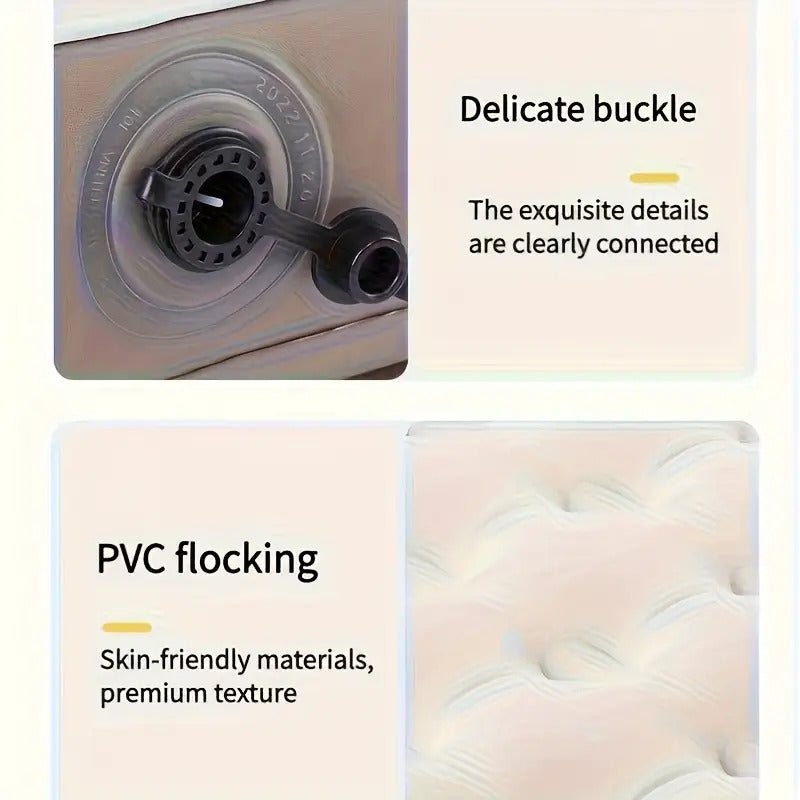 Luxury Inflatable Mattress Set, American Colorado Strawberry Festival Camping Bed Shortage