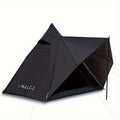 2-Person Black Knight Pyramid Camping Tent - Storm & Wind Resistant