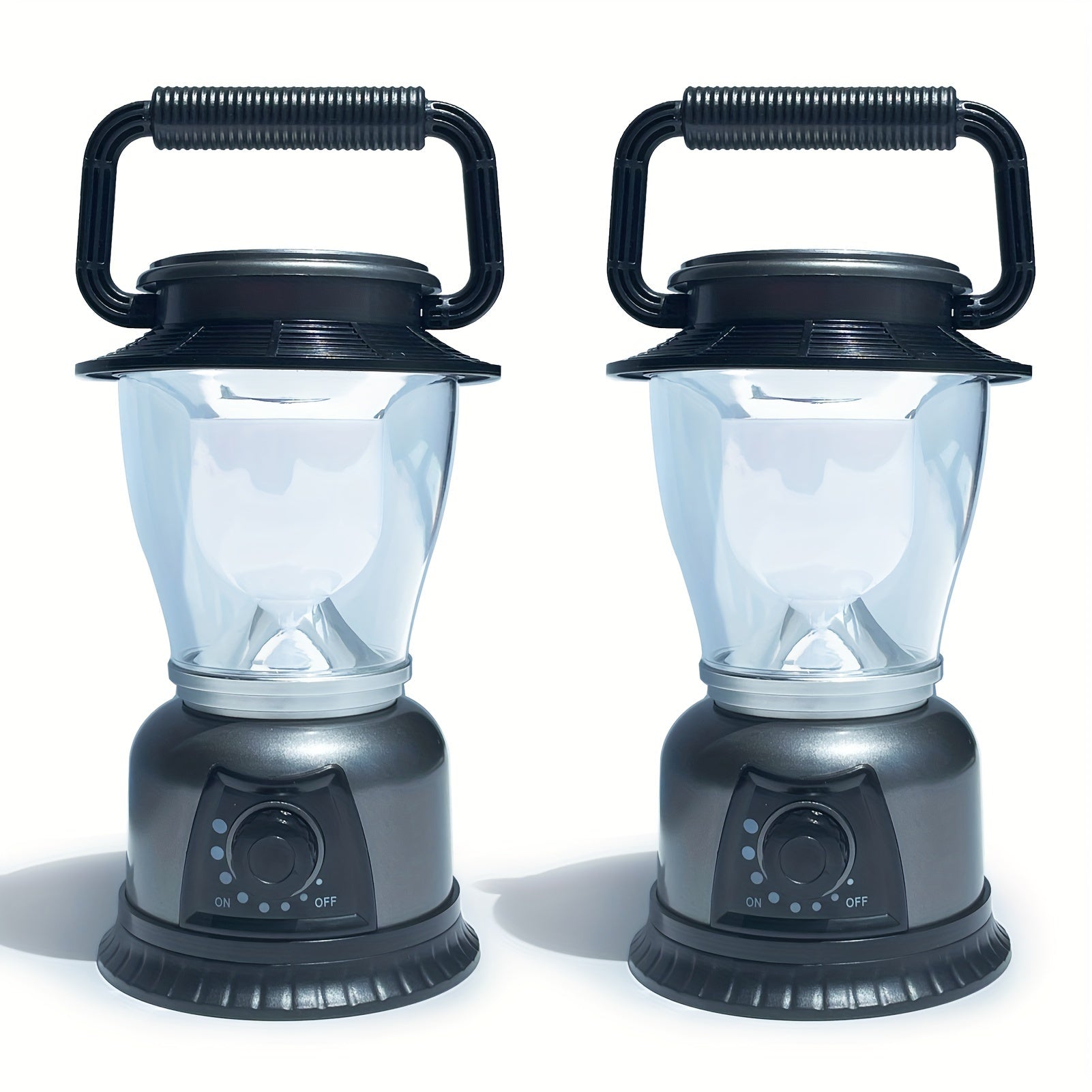 2-Pack BlazeBrite LED Camping Lanterns, Dimmable COB High Brightness