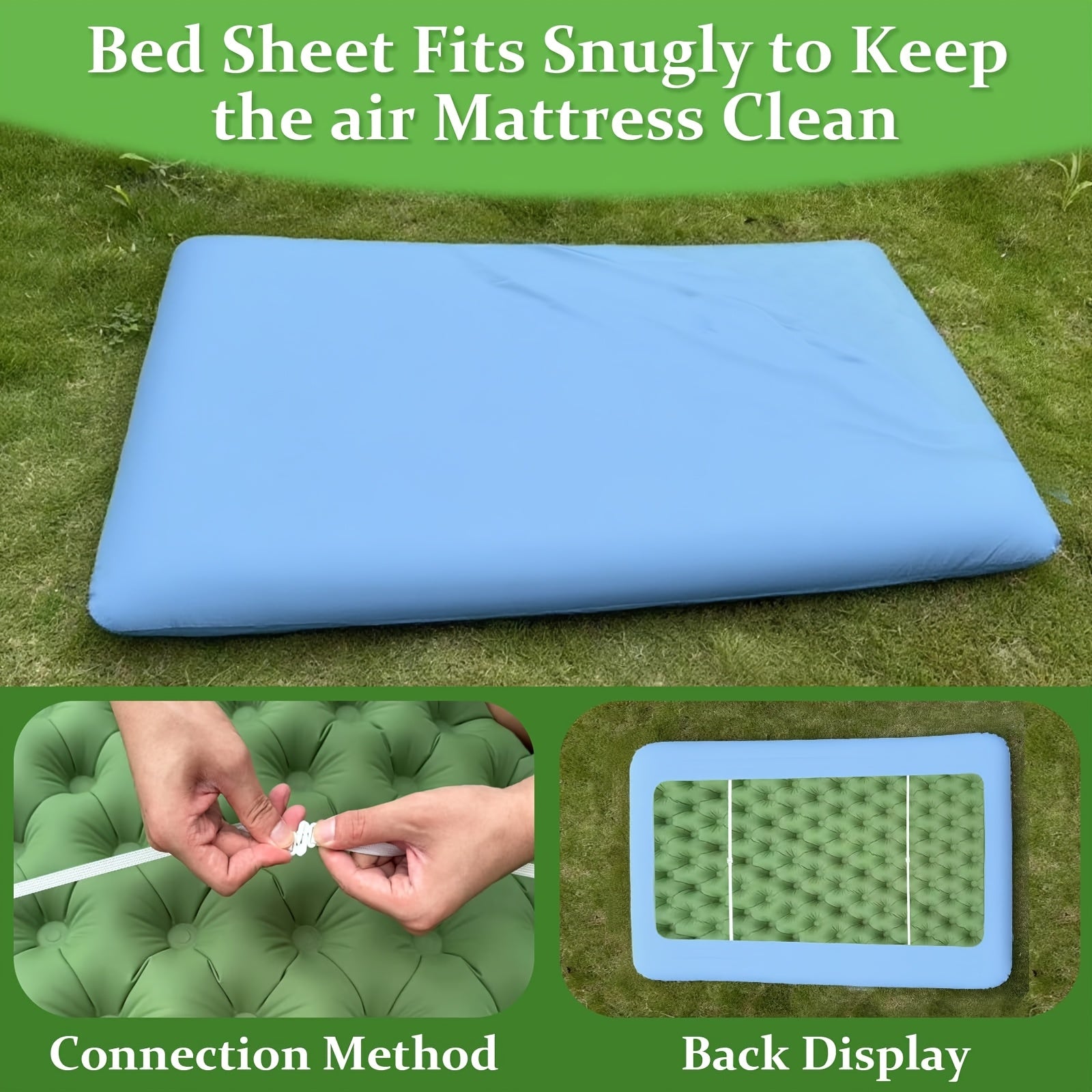 Double Sleeping Pad: Self Inflating Camping Pad Mattress for Backpacking & Outdoor Trips | 4\