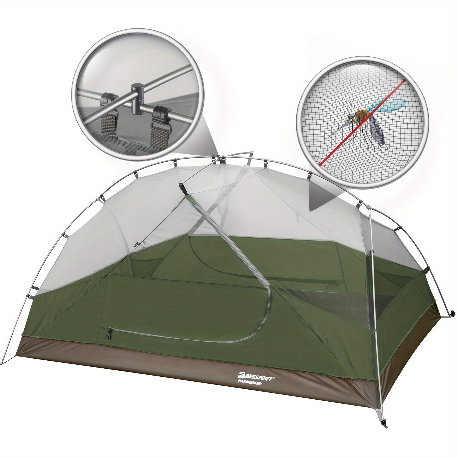 Camping Tent for 2-3 Person, Lightweight Backpacking Tent Waterproof Windproof