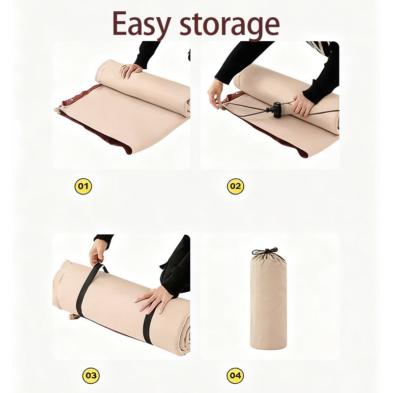 Automatic Inflatable Mattress for Outdoor Camping, Portable Air Bed, Home Floor Mat