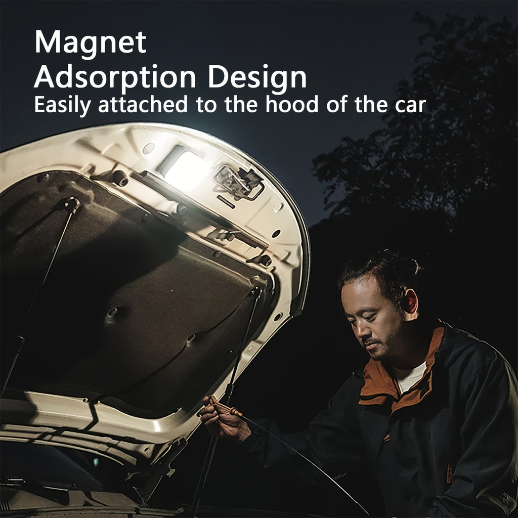 LED Camping Light, Portable Magnetic Tent Light, 4000mAh Rechargeable, Emergency Flashlight