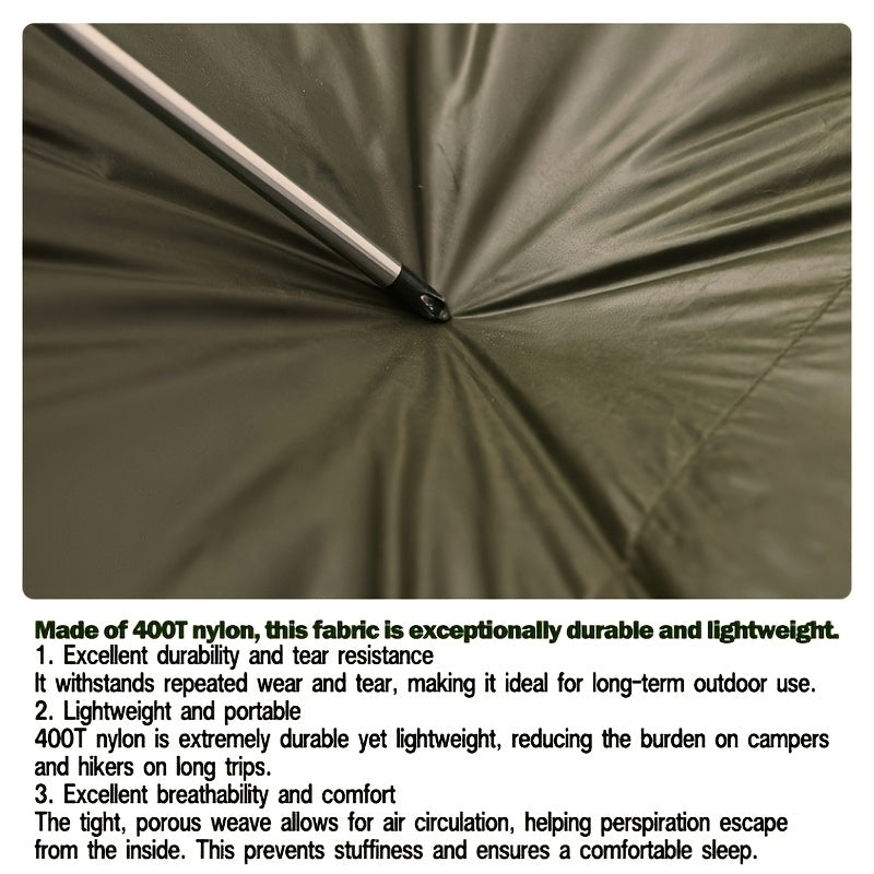 90% White Duck Down Sleeping Bag - All-Season & Outdoor Envelope-Style Bedroll with Easy Zipper Access