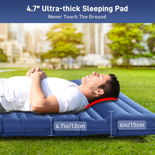 1pc Double Sleeping Pad for Camping, 4.7\