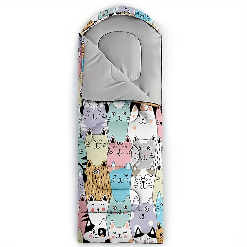 1pc Warm Cat Sleeping Bag 1pc Lightweight Warm Cat Camping Sleeping Bag