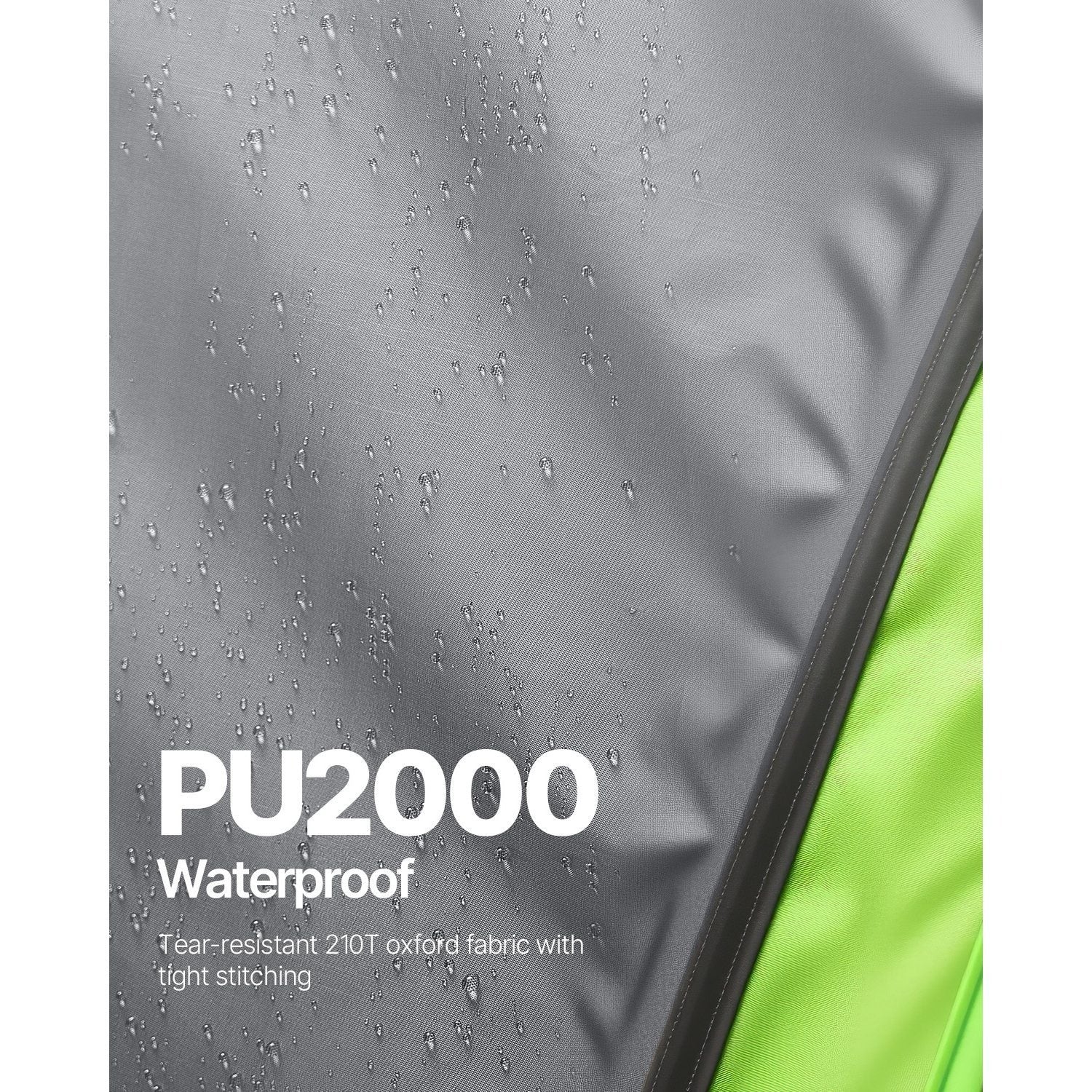 VEVOR SUV Camping Tent Outdoor SUV Tent with 2 Doors Waterproof for 5-8 Person 8\u002F10*8ft