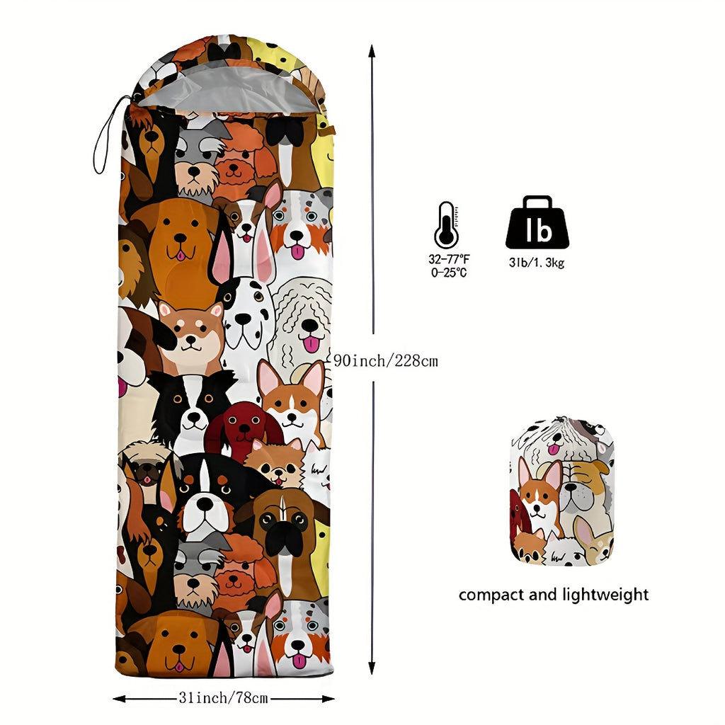 1pc Dog Sleeping Bag Lightweight Warm 1pc Dog Camping Sleeping Bag