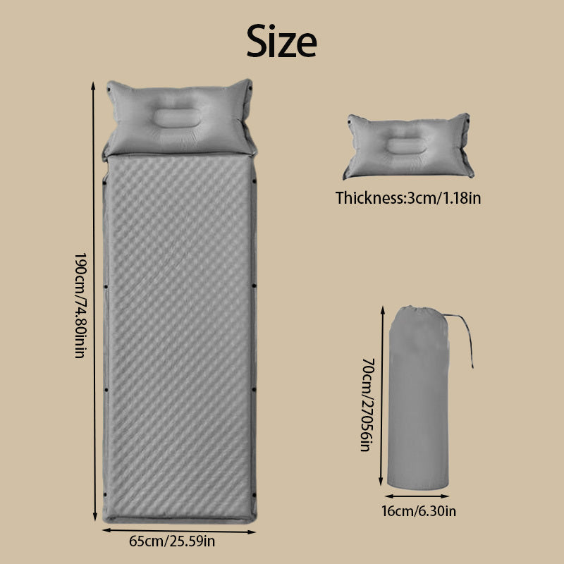 Automatic Inflatable Mattress for Outdoor Camping, Portable Air Bed, Home Floor Mat